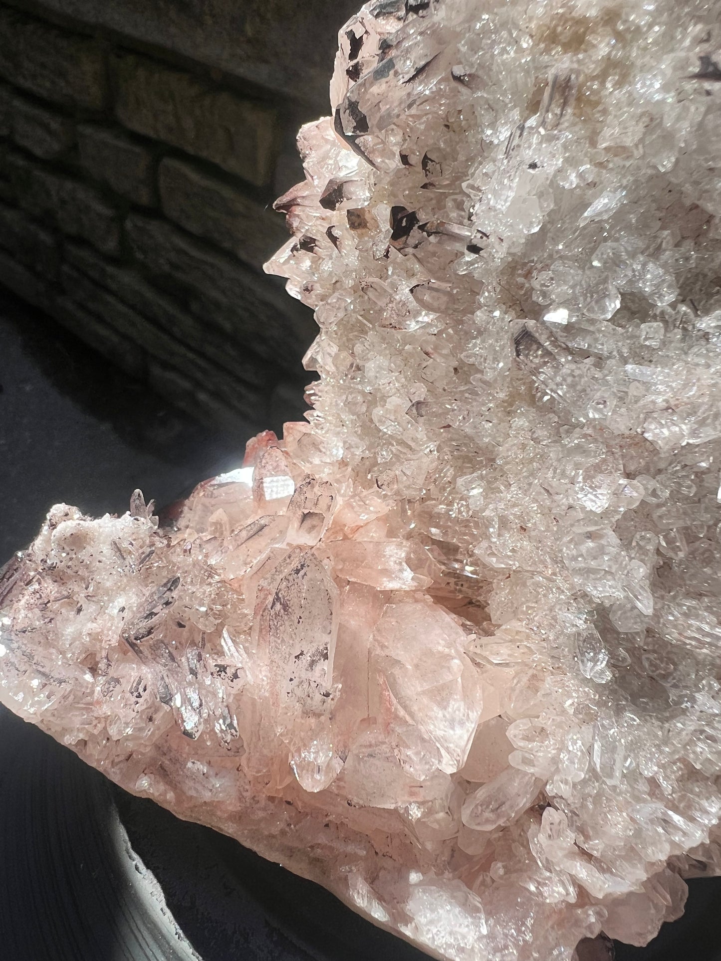 Huge Raw Himalaya Quartz with iron